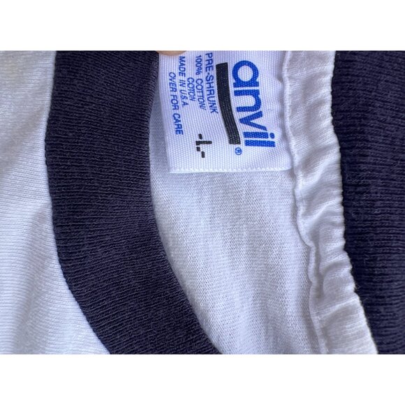 Vintage Wooly Willy Ringer T-Shirt L Anvil 1996 H3 - Picture 3 of 5